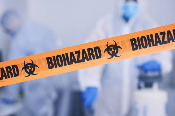 Professional Blood Cleanup technician working in West Sacramento, CA